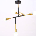 Zhongshan moderno luxo metal lustres da sala de estar pendentes luzes led